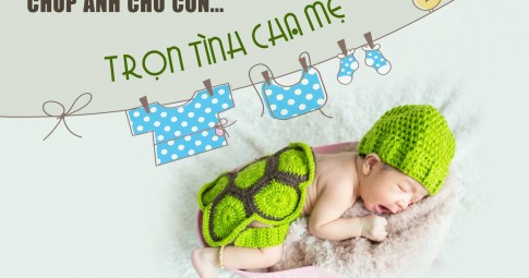 Chụp hình em bé - Gia đình